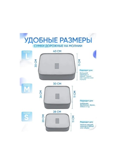 Organajzer Doroznyj Seyahatler İçin Yol Düzenleyici, Valiz Seti 170161556 Kraliyet Pembesi