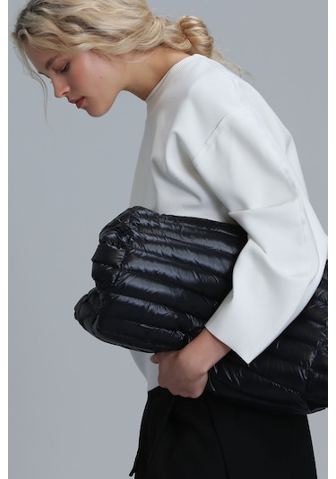 Lufian Selin Kadin Örme Sweatshirt Kirik Beyaz Kırık Beyaz 122030005100510 Kırık Beyaz