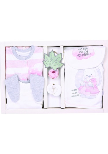 Organik Lıttle Frıends 10'lu Zıbın Mavi Pembe