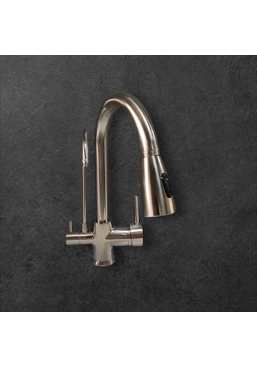 E.m.a Spiralli Arıtmalı Mutfak Bataryası Saten Inox