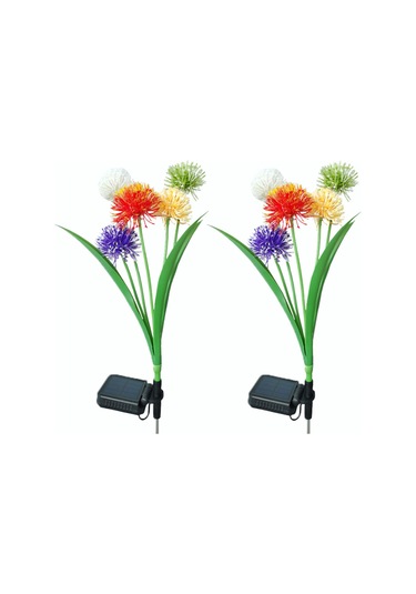 Güneş Çim Lambası 5-kafa Karahindiba Peyzaj Dekoratif Renk Diğer