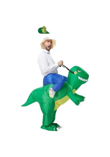 Unicomlifeerp Sınır Ötesi Festival Performansı Yetişkin Çocuk Dinozor Şişme Elbise Yürüyebilir