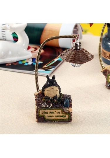 Novahub Totoro Yaratıcı Doğum Günü Hediyesi Anime Japon Tarzı Luffy Gece Lambası El Yapımı Öğrenci Hediye Odası Işıkları Dekor Yatak Odası Lambaları Totoro B Diğer Diğer