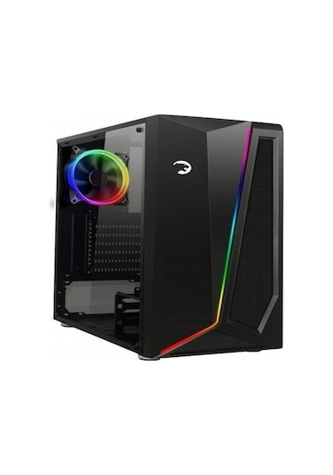 Gamepower Dark Side 1x120mm Argb Fan Argb Led Bar Temperli Kasa-24505