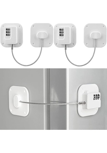 2'li Buzdolabı Kilidi - Buzdolapları İçin Şifreli Kilitler