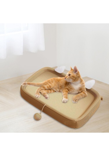Suntek Kedi Tırmalama Tahtası Şezlong Yatak Kanepe Mobilya L