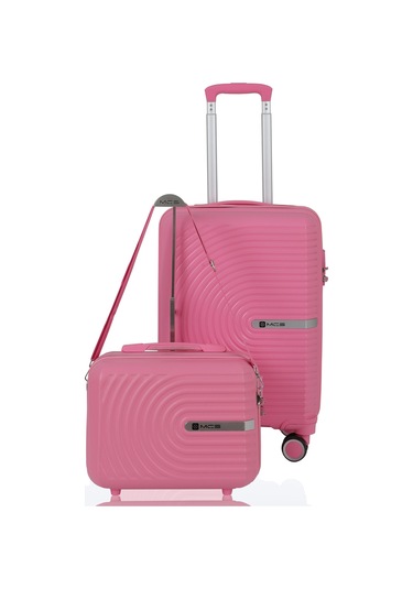 Mçs Polipropilen 2li Valiz Seti Kabin & Makyaj V374 S21yy1000134-set 00020 Pembe
