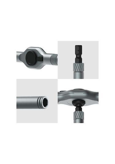 Duka Rs1 Tornavida Seti 24 1 Çok Amaçlı Cırcır Anahtarı