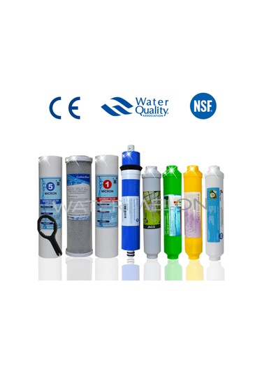 Açık Kasa Su Arıtma Cihazı Filtresi 8 Aşama 80 Gpd King Membranlı