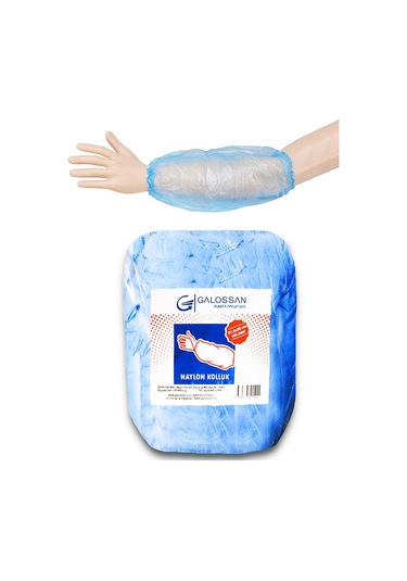 Galoşsan Naylon Kolluk Mavi 100 Adet