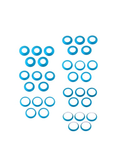 Homyl Çubuk Bina Kimliği Için 5 Adet Eloksallı Kimlik-9.0mm