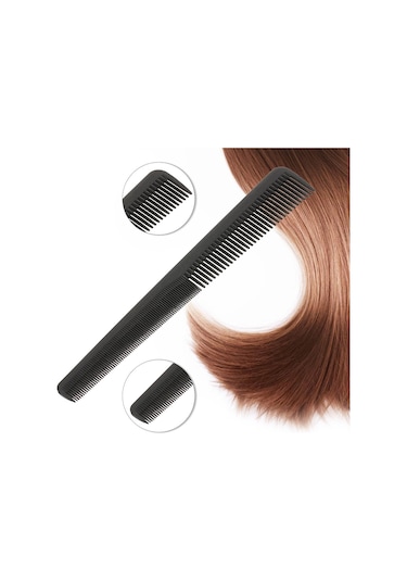 Samdoo 2 Siyah Anti-statik Plastik Saç Kesim Tarzı, Dayanıklı Dişli, Ev Ve Salonu İçin Uygun, Cinsel Ve Profesyonel Kullanım