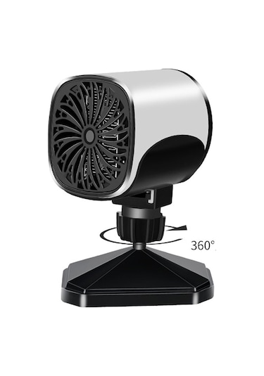 Moveevo 24v Araba Isıtıcı: Hızlı Buğ Ve Buz Temizleyici, Çok Açı Ayarlanabilir, Plug & Play