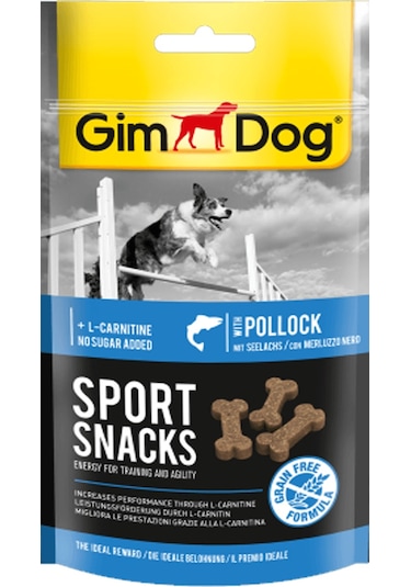 Gimdog Sportsnacks Coalfish Kömür Balıklı Köpek Ödül Tableti 60 G