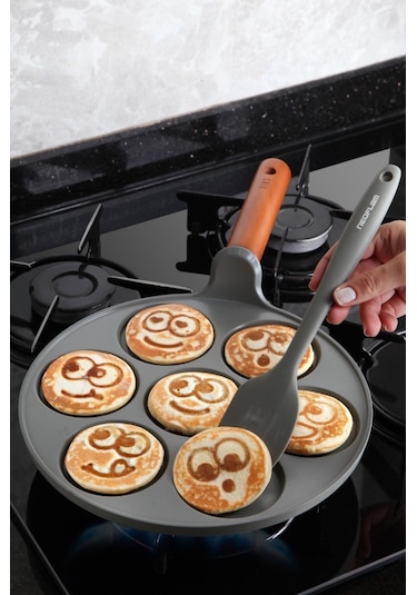 Neoflam Fika Gri 26 Cm Pankek Tavası Gri