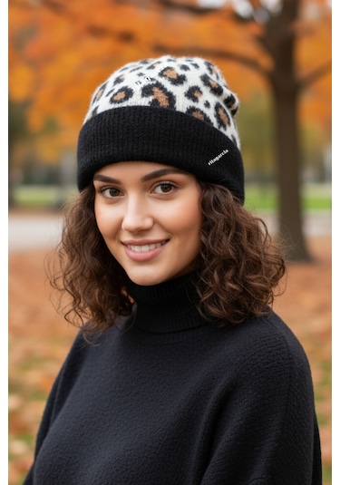 Ritagarcia Premium Soft Leopar Bere Siyah Leopar
