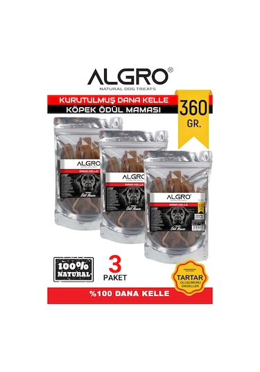 Algro Dana Kelle Çiğneme Ödül Maması 3 x 120 G