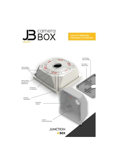Jbox  Kamera Montaj Buatı Ve Alt Kapağı 1 ADET