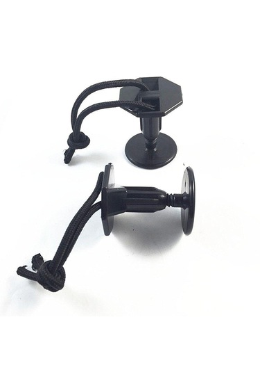 Homyl 6 Adet Siyah Plastik Bodyboard Sörf Tasma Fişler Ek W /