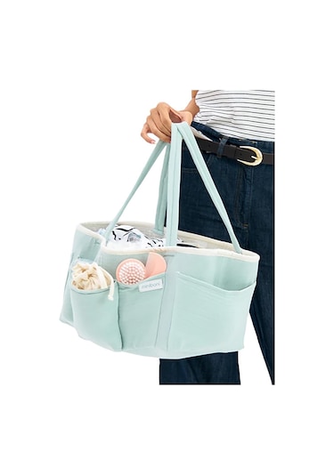 Miniboni Müslin Anne Organizer Çanta - Yeşil Standart Yeşil
