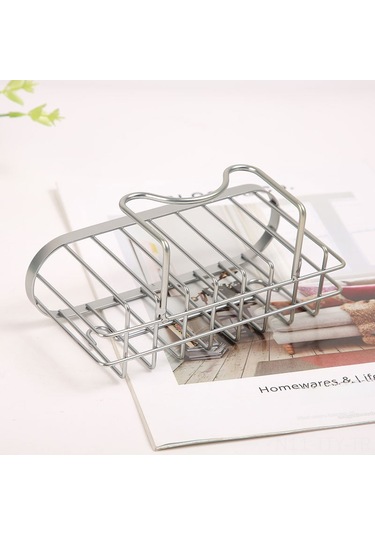 Dianziye Stoksel Paslanmaz Çelik Lavabo Depolama Rafı - Etkili Su Akışı İle Mutfak Gereçlerini Düzenleyen Konforlu Organizer Kahverengi Diğer