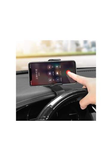 Butu Araba Dashboard Braketi Telefon Tutucu 360 Derece Döndürme İle Geçici Park Çağrı Numarası Plakası