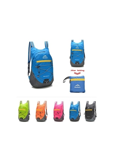 Dancemonkey Su Spor Moda Seyahat Saklama Katlanabilir Hava Hafif Geçirmez Çanta Siyah Siyah