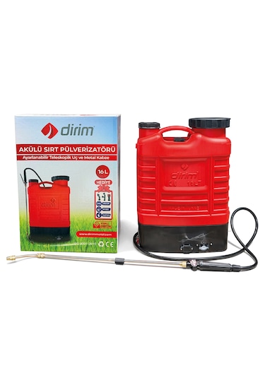Dirim PO016-1 Şarjlı İlaçlama Pompası 16 L