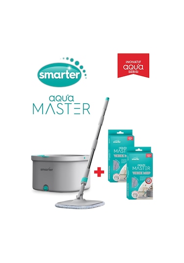 Smarter Aqua Master Temizlik Seti + Yedek Mop 2'li