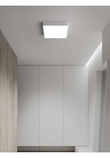 Burenze Modern Tavana Sıfır Led Avize Panel Light 6500k -burenze07770 Beyaz