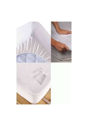 Özdilek Fitted Sıvı Geçirmez Alez Yatak Koruyucu 160x200 Çift Kişilik -- -- Beyaz