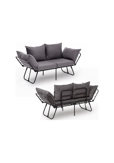 Pafu Viper İkili Katlanır Yataklı Koltuk Soho Gri