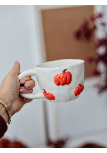 Home Lovers Seramik Sonbahar Çay Ve Kahve Kupası 380 Ml 486696115 Sütlü