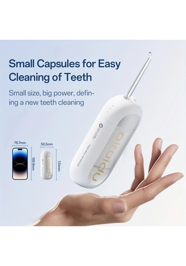 Willowhaven Mavi Usb Şarjlı Kablosuz Diş İrrigatörü 40 Gün Pil 3 Mod Taşınabilir