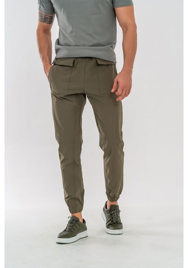 Combat Tactical Pantolon Jogger Safari - 513-663-bej