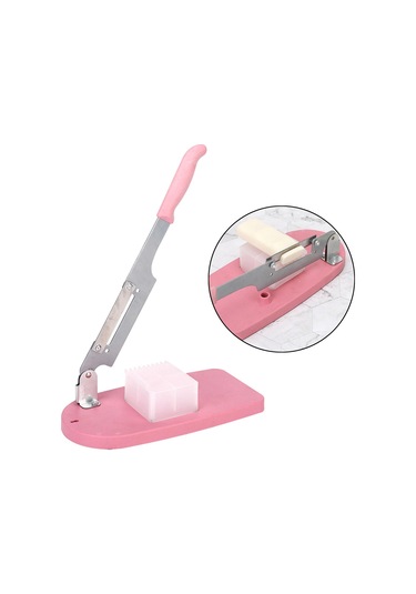 Homyl Dondurulmuş Et Hafif Için Masa Dilimleyici Gıda Kesici Pembe