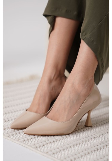 Monica Nude Rugan Kadın Stiletto Nude Rugan