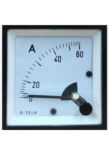 72x72 50a Ampermetre