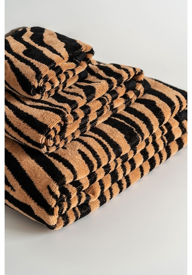 Soley Tiger %100 Pamuk Kadife Misafir Havlusu