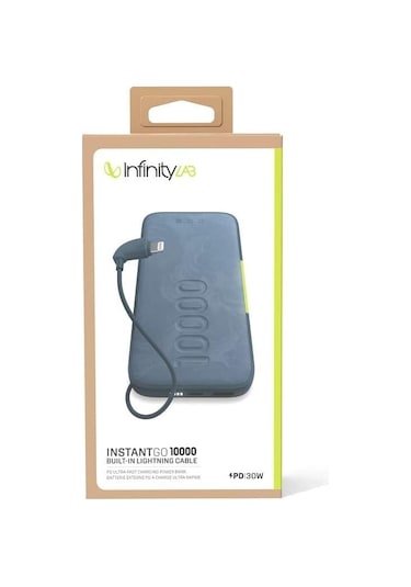 Infinitylab By Harman Instantgo 10000 Mah Lightning Powerbank Mavi