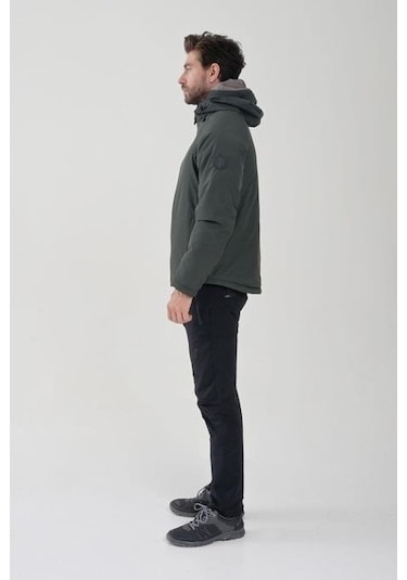 Exuma Erkek Mont 2311142-Khaki Koyu Haki