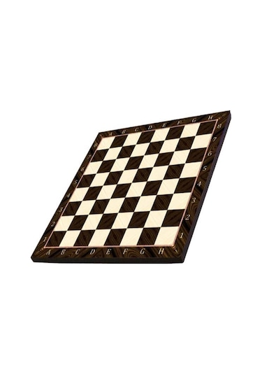 Orta Boy Metal İspanyol Satranç Takımı Antik Ve Ceviz Desenli Mdf