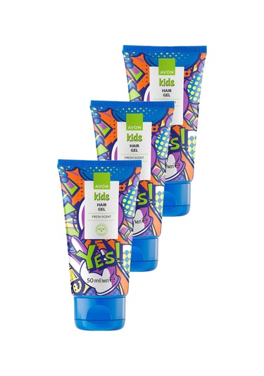 Avon Kids Yes Fresh Kokulu Saç Jölesi 3 x 50 ML