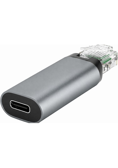 Usb-c Ethernet Adaptörü Type-c Dişi Rj45 Erkek 1gbps Gigabit Usb 3.0 Ağ Çevirici