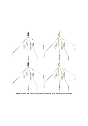 Novahub 5 Kollu Şemsiye Olta Takımı - Çoklu Balık Avı İçin Mükemmel, Küçük Ebatlı