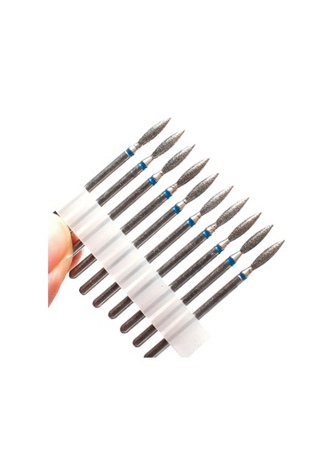 10 Adet Elmas Freze Kesicisi Tırnak Matkap Ucu Elektrikli Manikür Makinesi Tırnak Eti Temiz Dosyaları Ekipman Aksesuarları Araçları Black