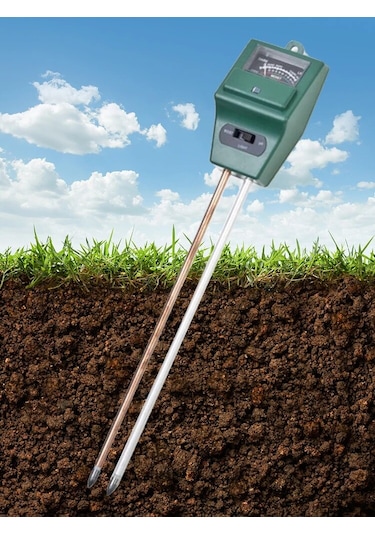 Higrometre 3in1 Toprak Nem Ph Metre Ölçer Işık Ölçer Hidroponik