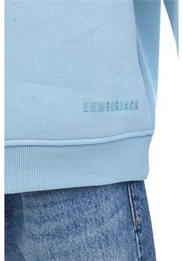 Lumberjack Mb Ros 16hs108 5pr Mavi Erkek Sweatshirt Mavi