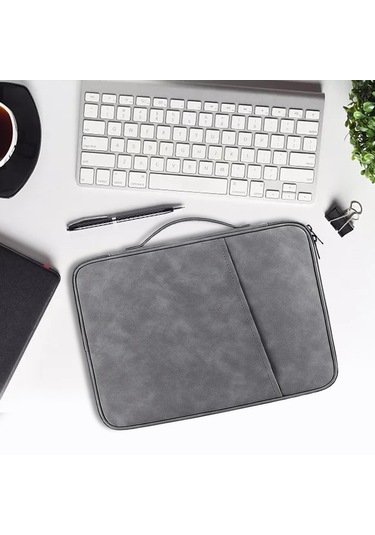 Suntek Tablet Kol Çantası Dayanıklı Toz Geçirmez 13-inç-gri