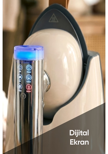 Fressi FR-ST904 Ion Steam Pro 0.8 L Dijital Ekranlı Standlı Buharlı Ütü